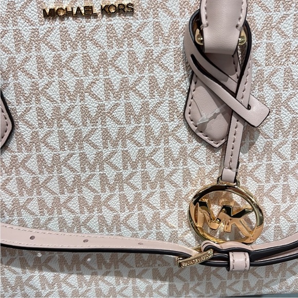 Michael Kors Sheila Medium Center Zip Satchel Bag - Picture 14 of 15